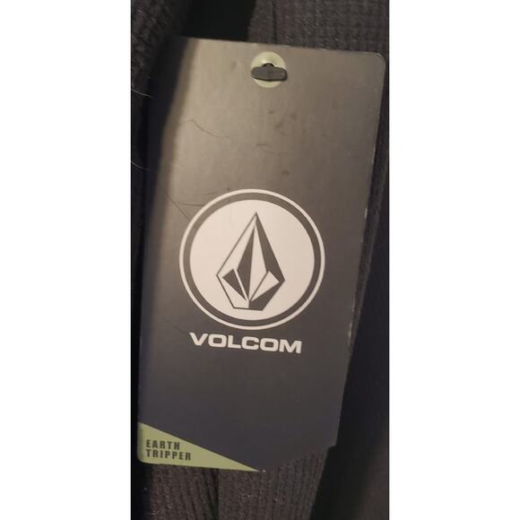 Volcom Full Zip Jacket Mens Size XL Black Fleece Lined Hooded Earth Tripper - Picture 10 of 15